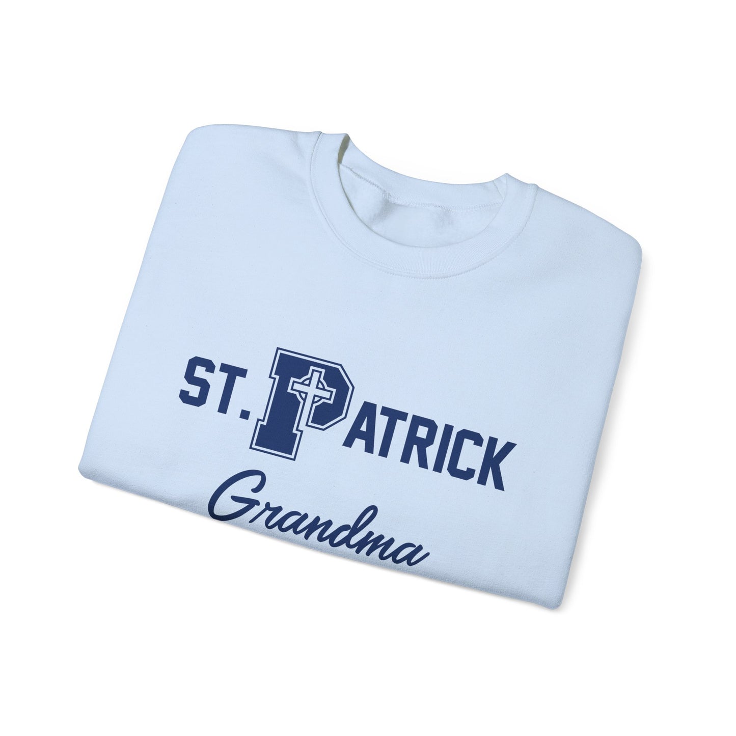 St Patrick Grandparent, Grandma - Adult Casual Crewneck Sweatshirt