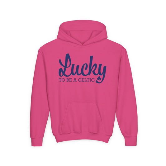 Lucky To Be A Celtic - Youth Heavy Blend Hooded Sweatshirt