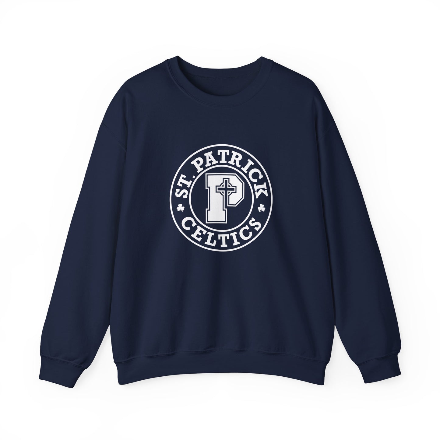 St Patricks Emblem - Adult Casual Crewneck Sweatshirt