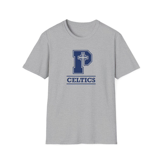 Celtics P - Adult Cotton Softstyle T-Shirt