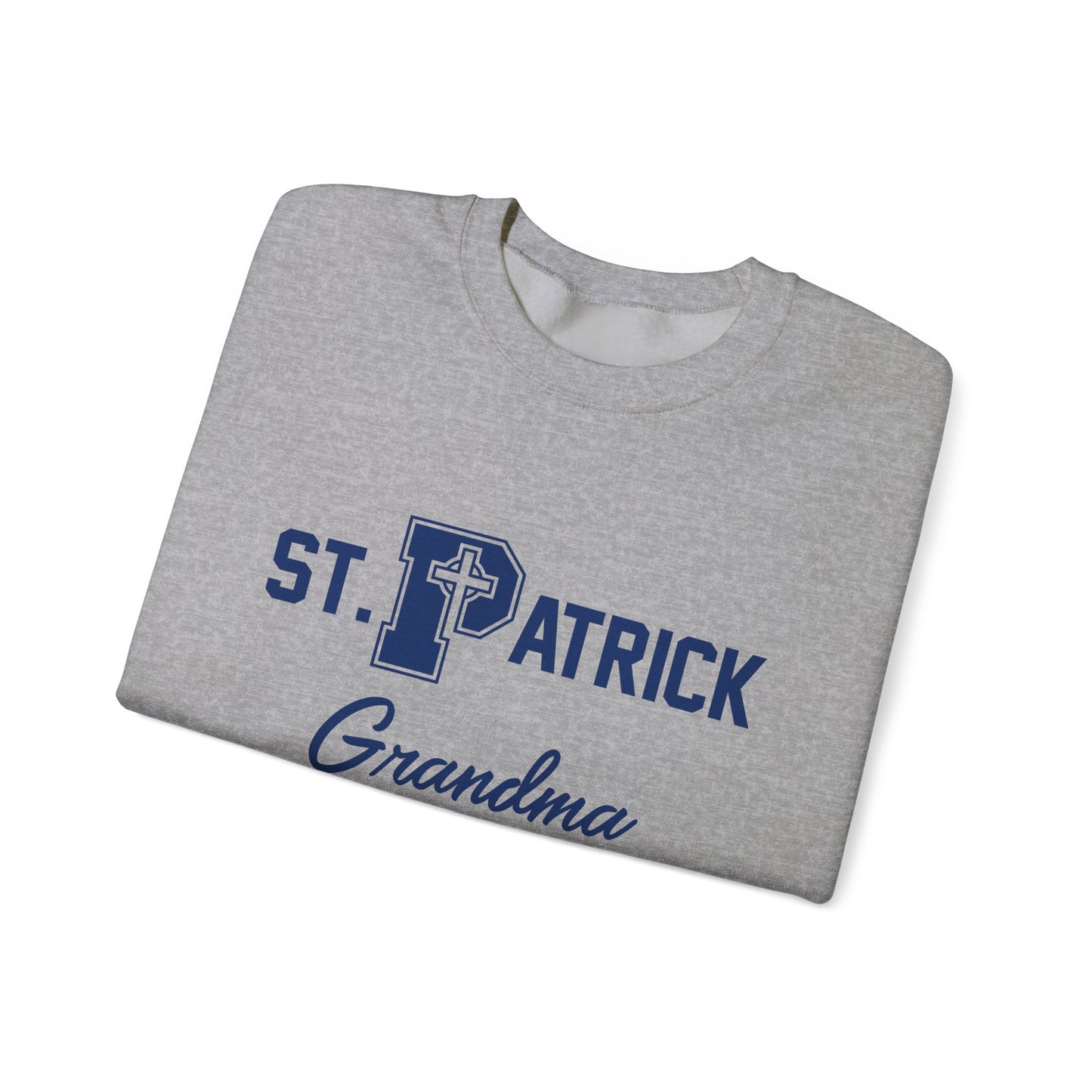 St Patrick Grandparent, Grandma - Adult Casual Crewneck Sweatshirt