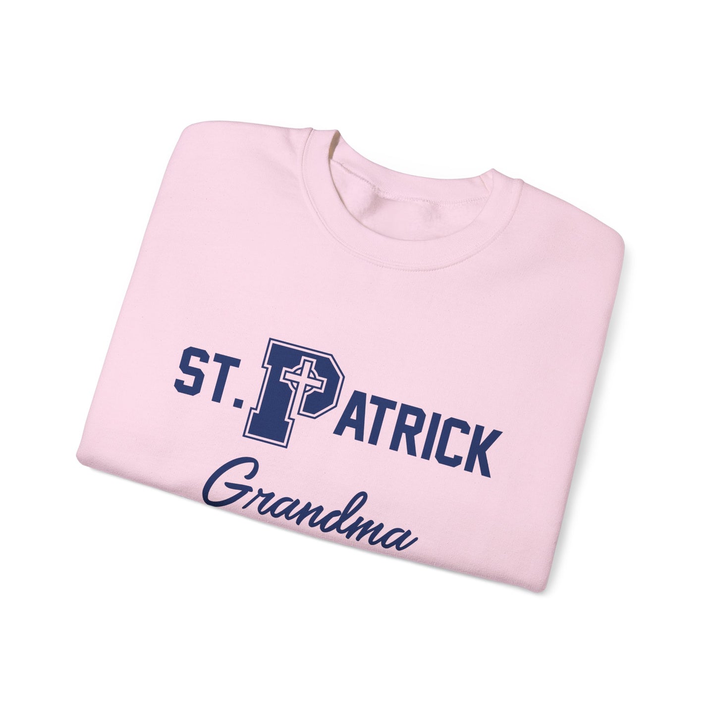 St Patrick Grandparent, Grandma - Adult Casual Crewneck Sweatshirt
