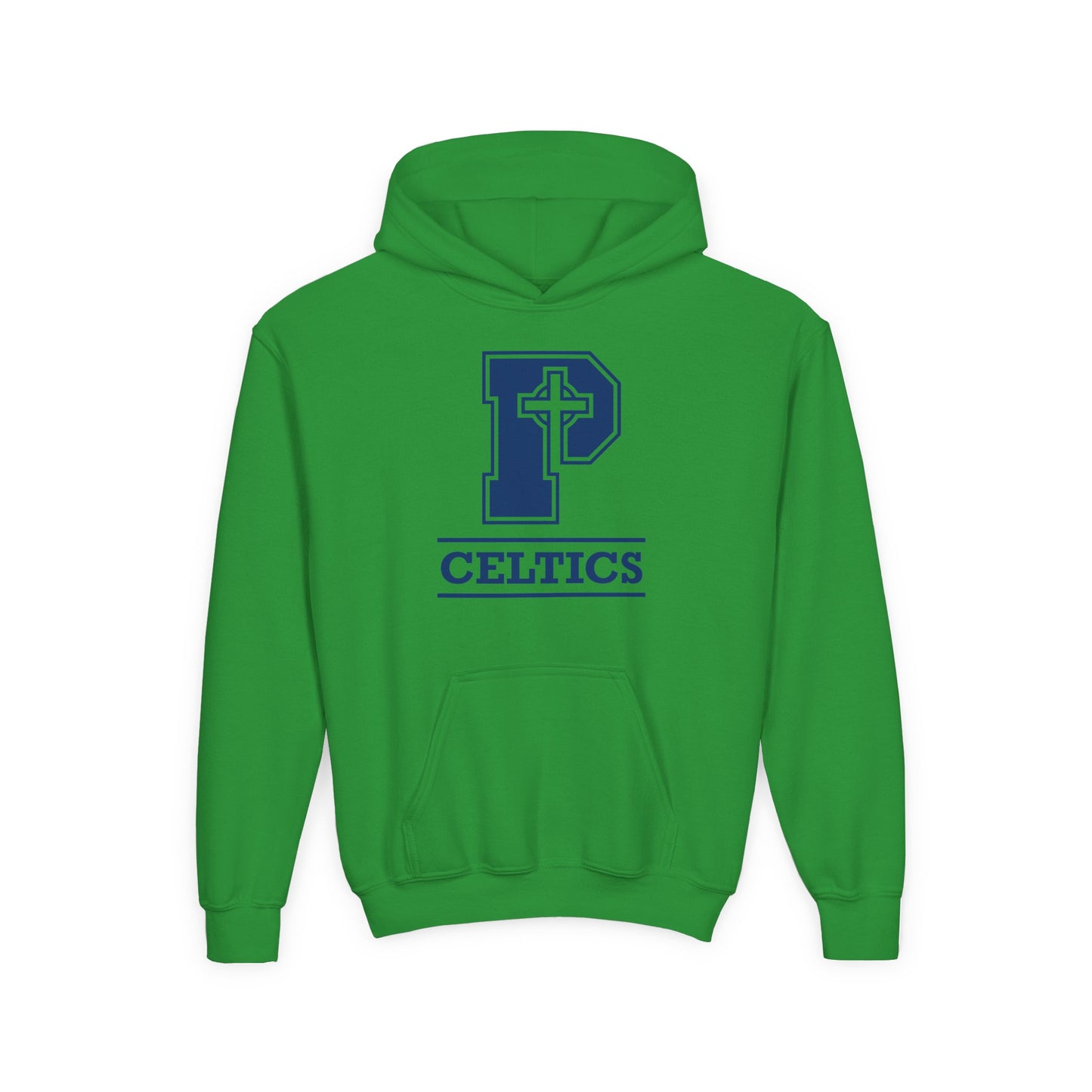 Celtics P - Youth Heavy Blend Hooded Sweatshirt