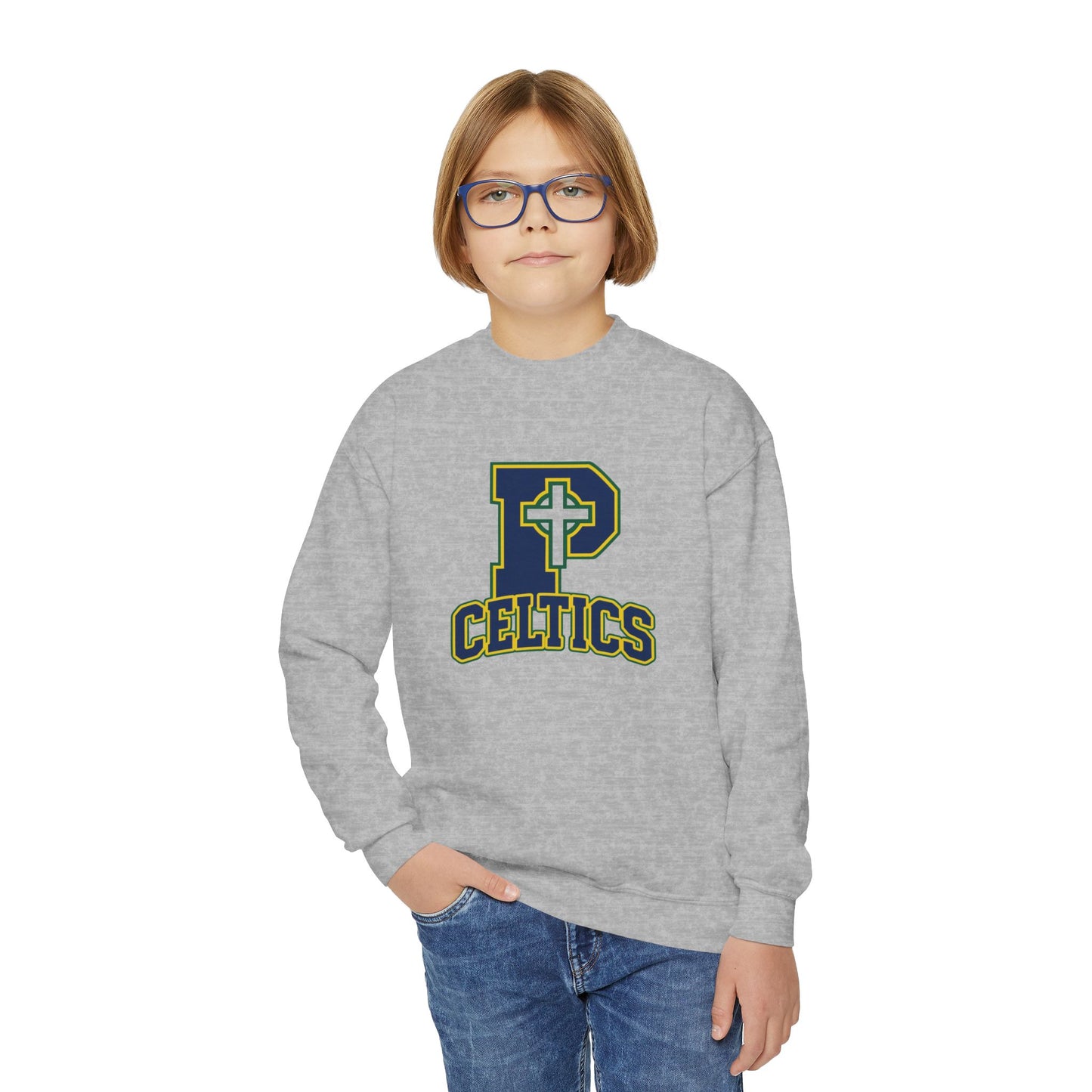 Arched Celtics - Youth Crewneck Sweatshirt