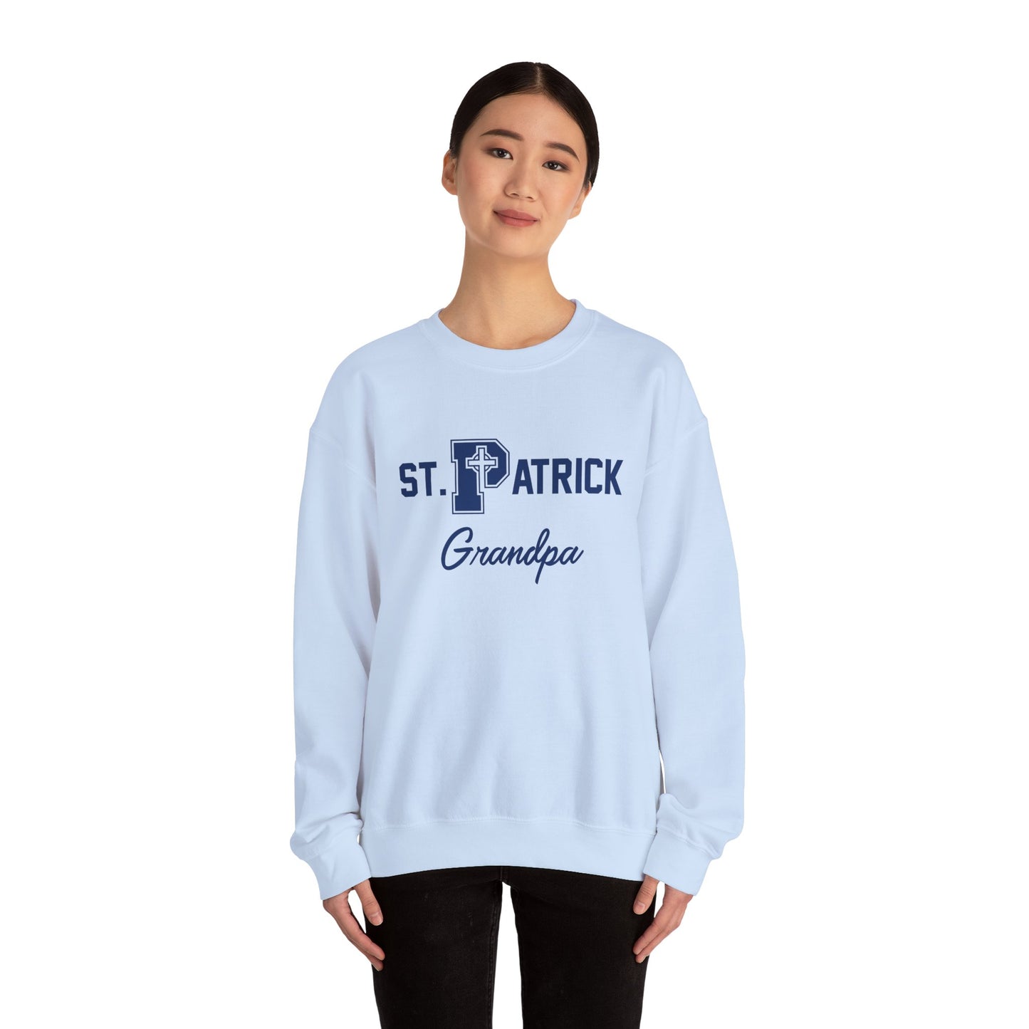 St Patrick Grandparent, Grandpa - Adult Casual Crewneck Sweatshirt