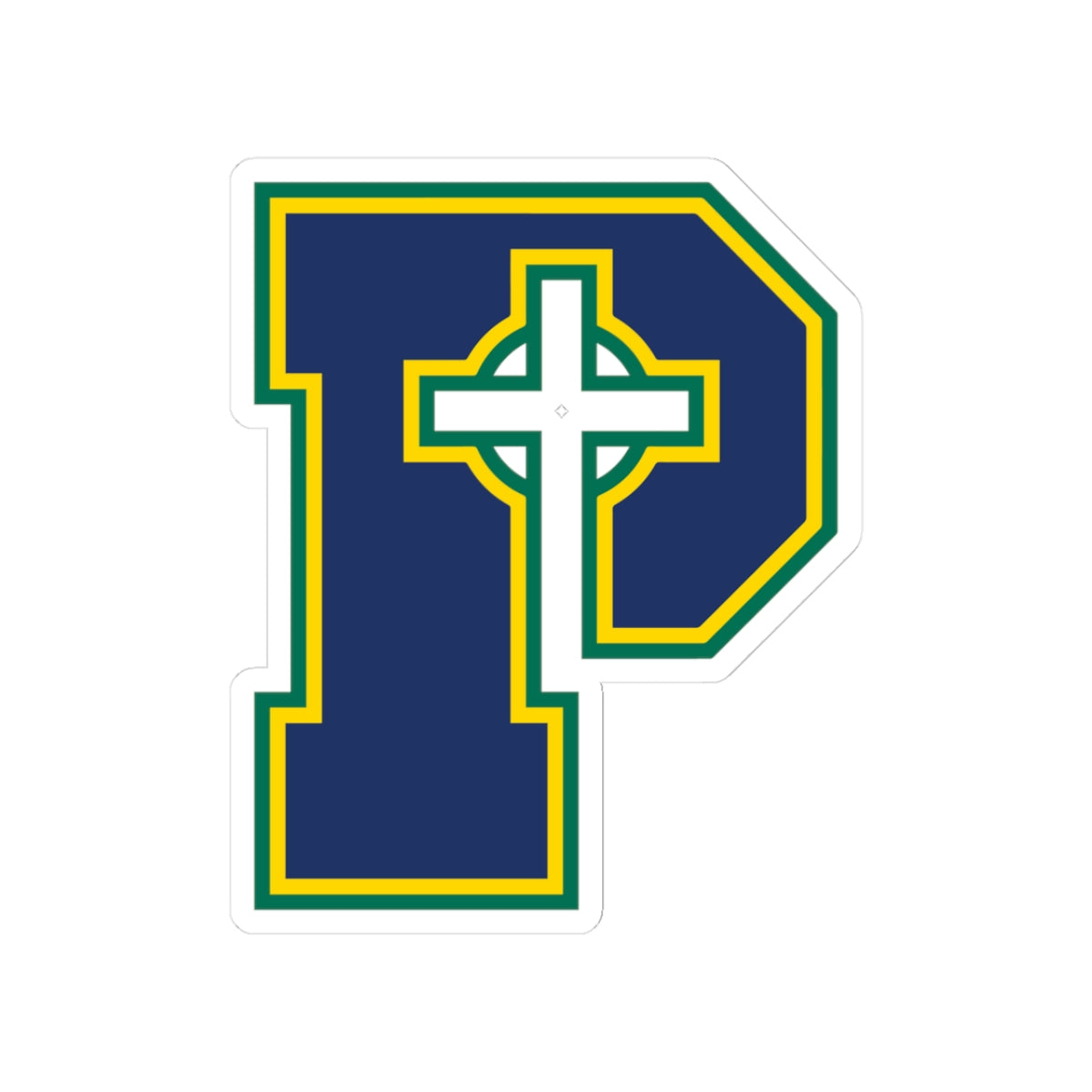 St Patricks Logo - Kiss-Cut Stickers