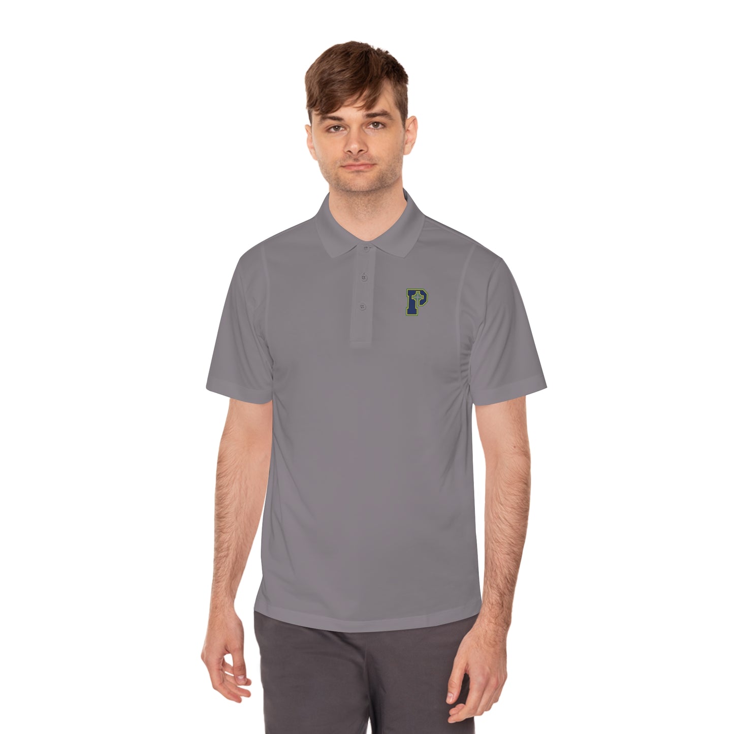 St Patricks Logo - Adult Men's Sport Polo Shirt