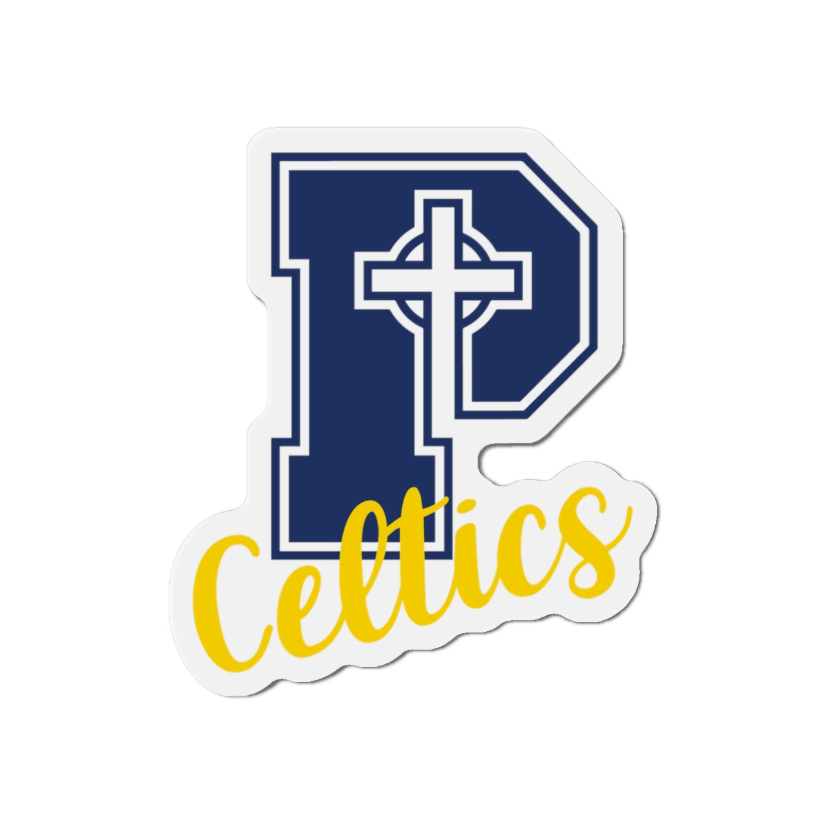 Celtics P - Die-Cut Magnets