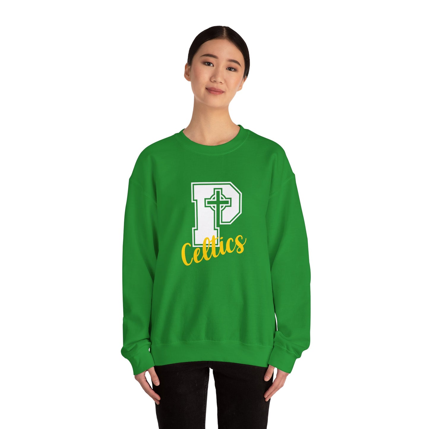 Celtics P - Adult Casual Crewneck Sweatshirt