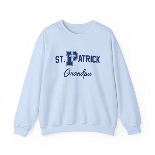St Patrick Grandparent, Grandpa - Adult Casual Crewneck Sweatshirt