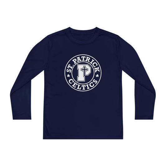 St Patricks Emblem - Youth Long Sleeve Competitor Tee