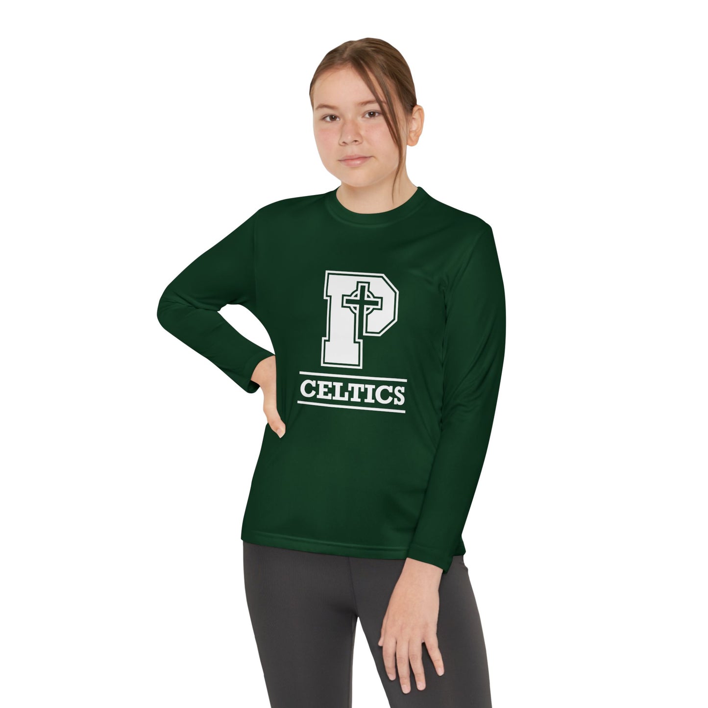 Celtics P - Youth Long Sleeve Competitor Tee