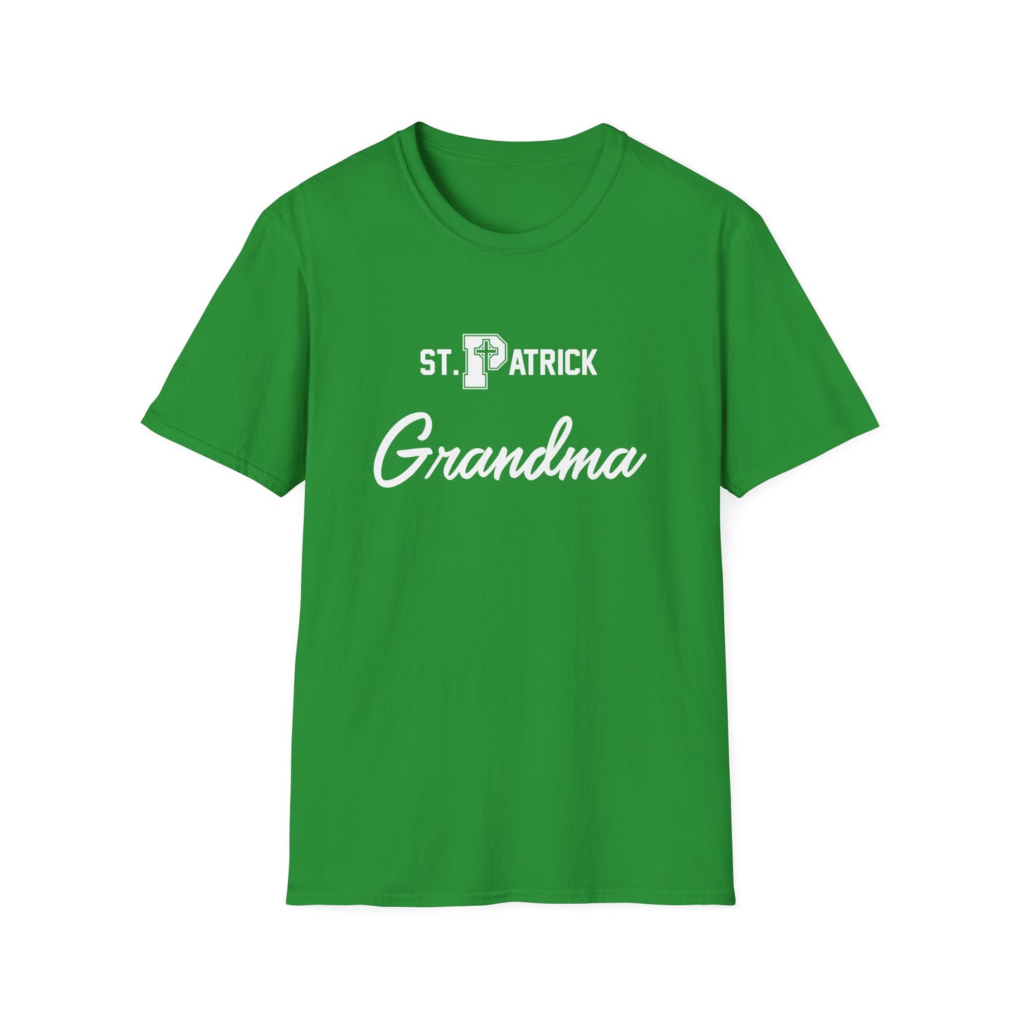 St Patrick Grandparent, Grandma - Adult Cotton Softstyle T-Shirt