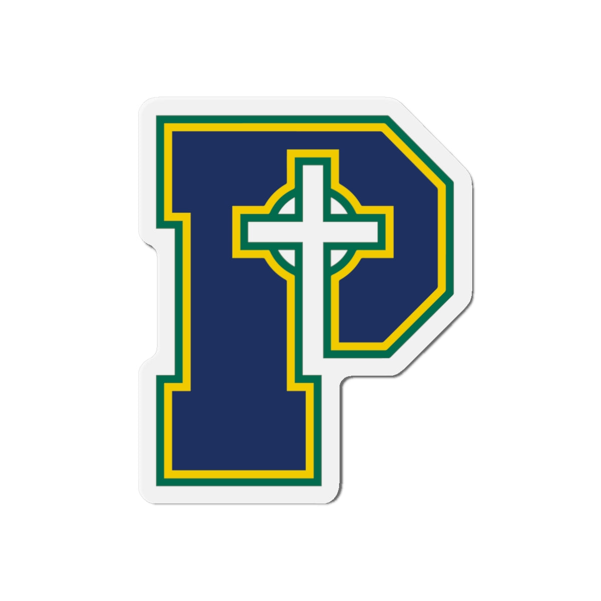 St Patricks Logo - Die-Cut Magnets