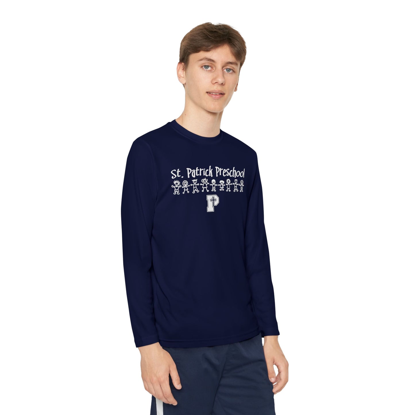 St. Patricks Preschool - Youth Long Sleeve Competitor Tee