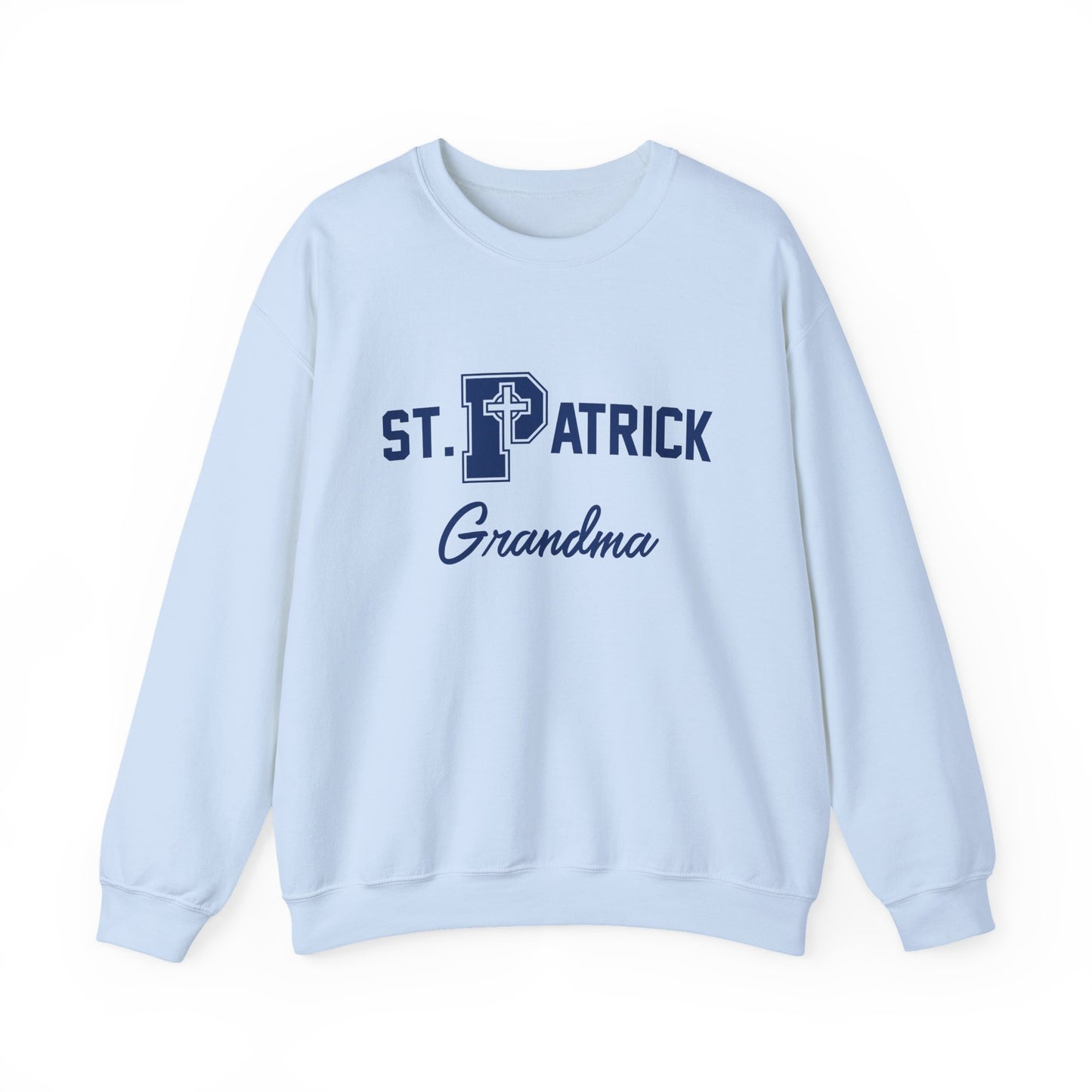 St Patrick Grandparent, Grandma - Adult Casual Crewneck Sweatshirt