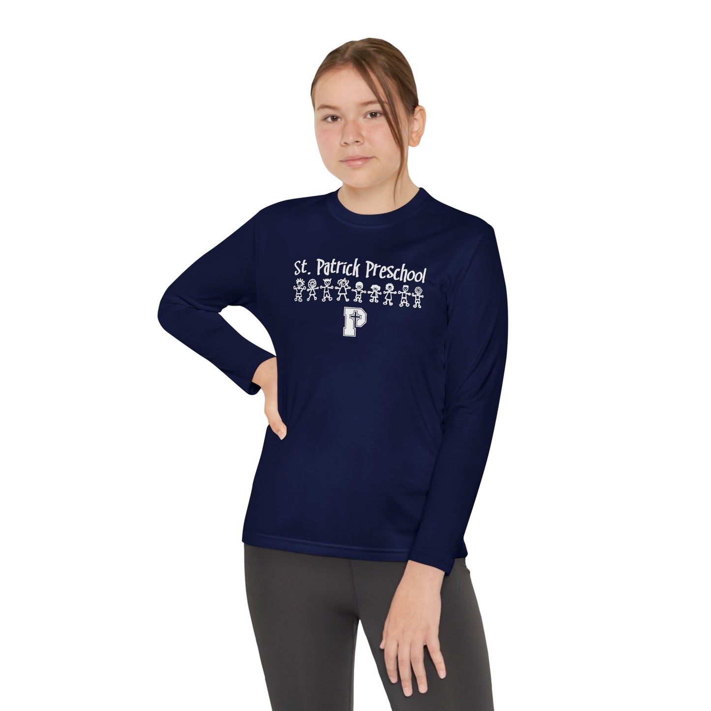 St. Patricks Preschool - Youth Long Sleeve Competitor Tee