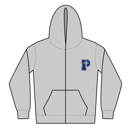 St Patricks Logo - Youth Zipped Hoodie