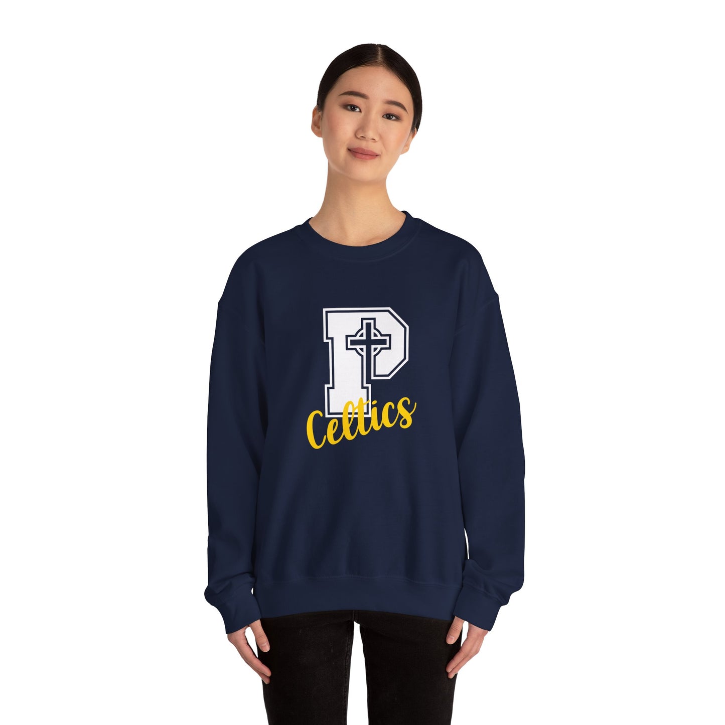 Celtics P - Adult Casual Crewneck Sweatshirt