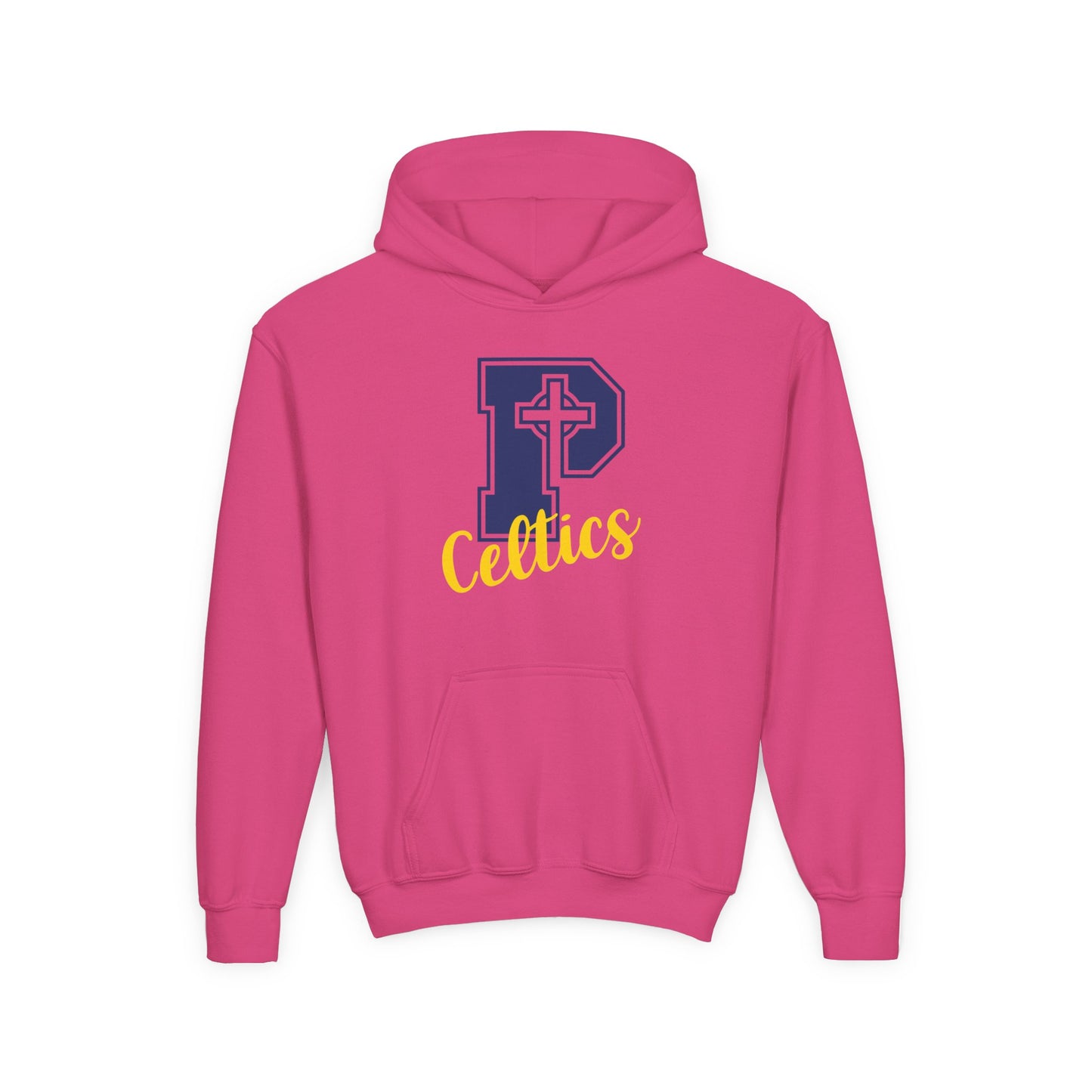 Celtics P - Youth Heavy Blend Hooded Sweatshirt