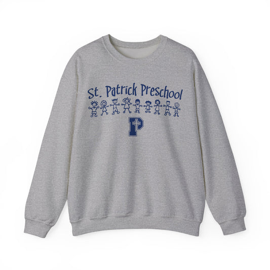 St Patricks Preschool - Adult Casual Crewneck Sweatshirt