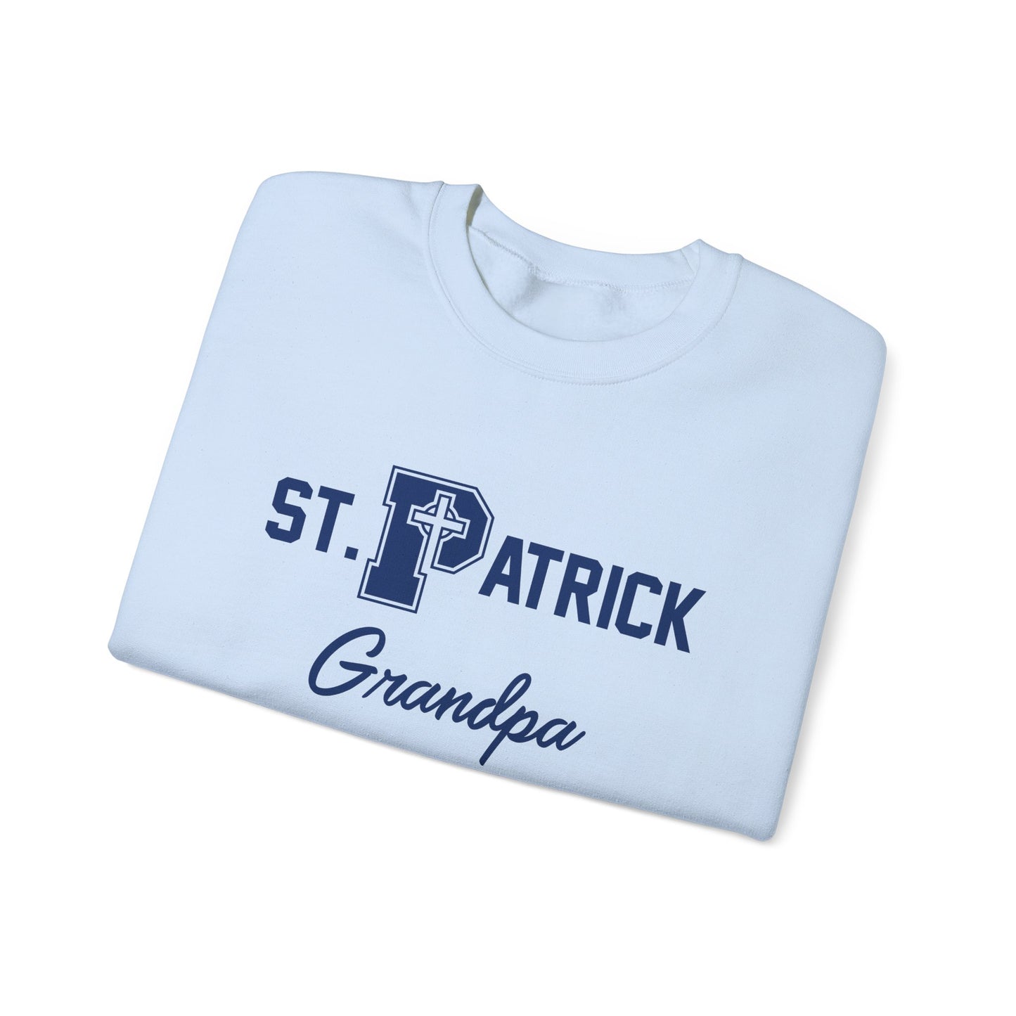 St Patrick Grandparent, Grandpa - Adult Casual Crewneck Sweatshirt
