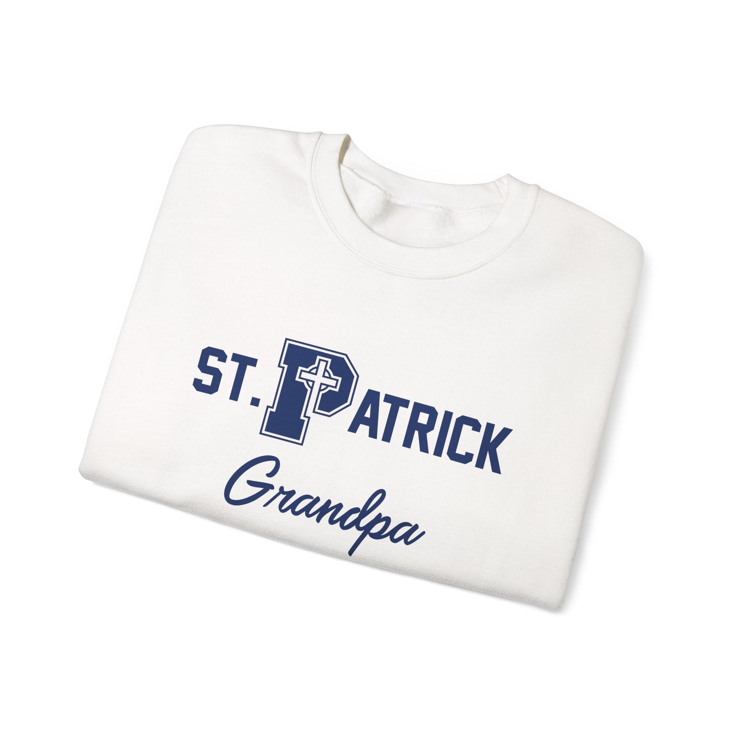 St Patrick Grandparent, Grandpa - Adult Casual Crewneck Sweatshirt
