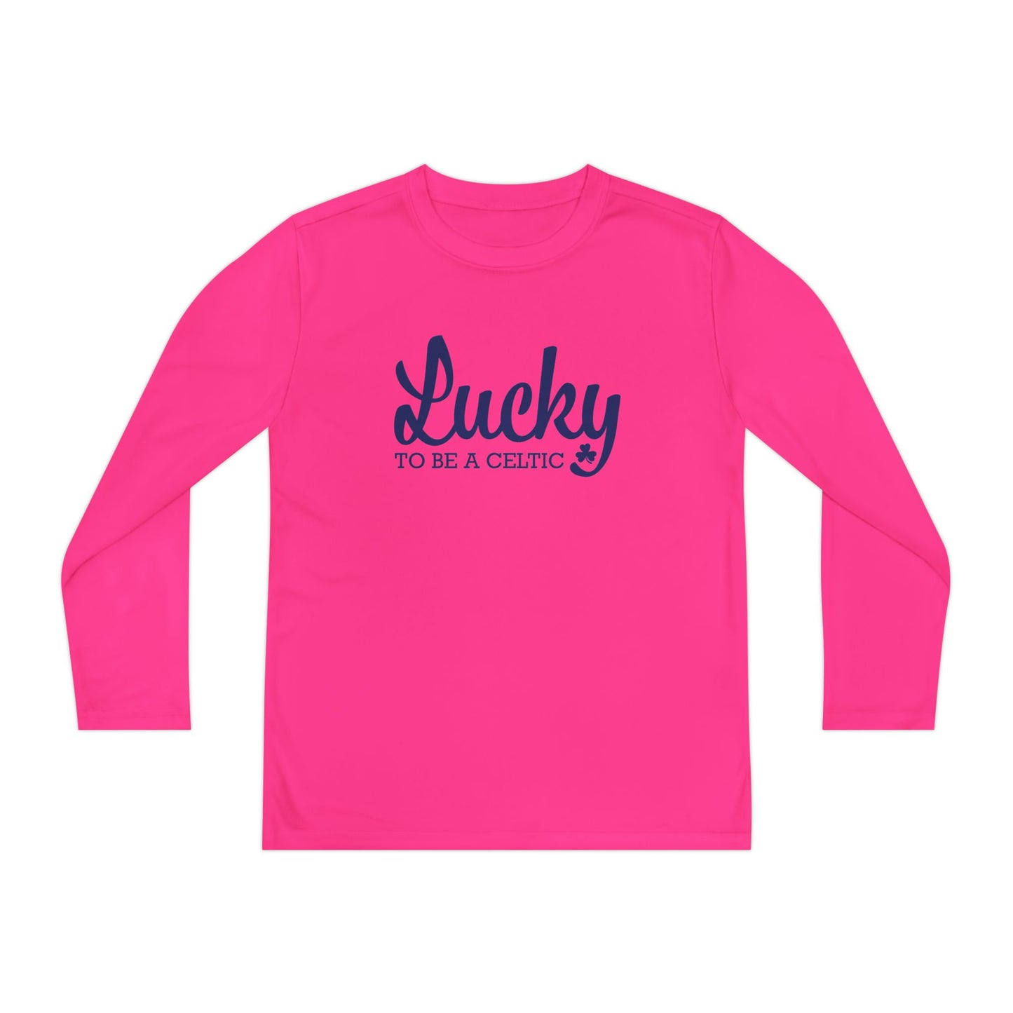 Lucky To Be A Celtic - Youth Long Sleeve Competitor Tee
