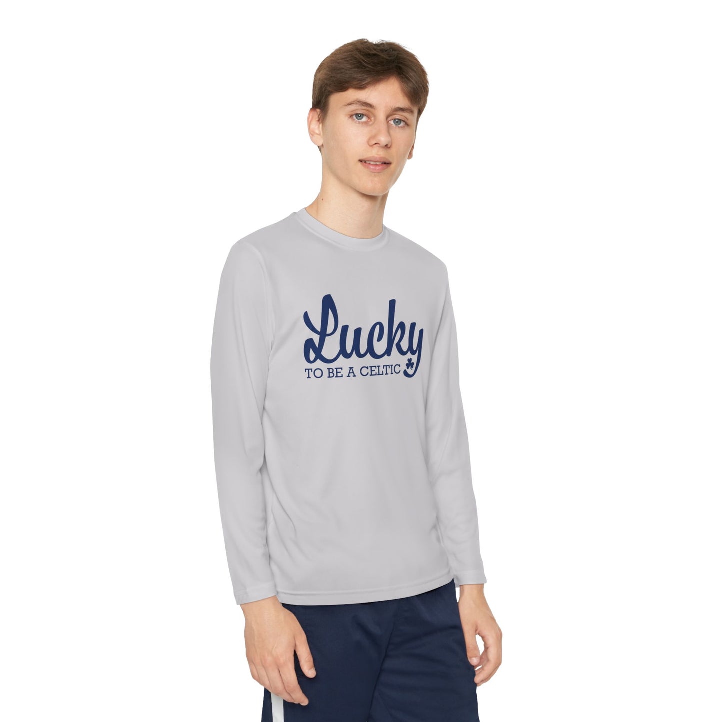 Lucky To Be A Celtic - Youth Long Sleeve Competitor Tee