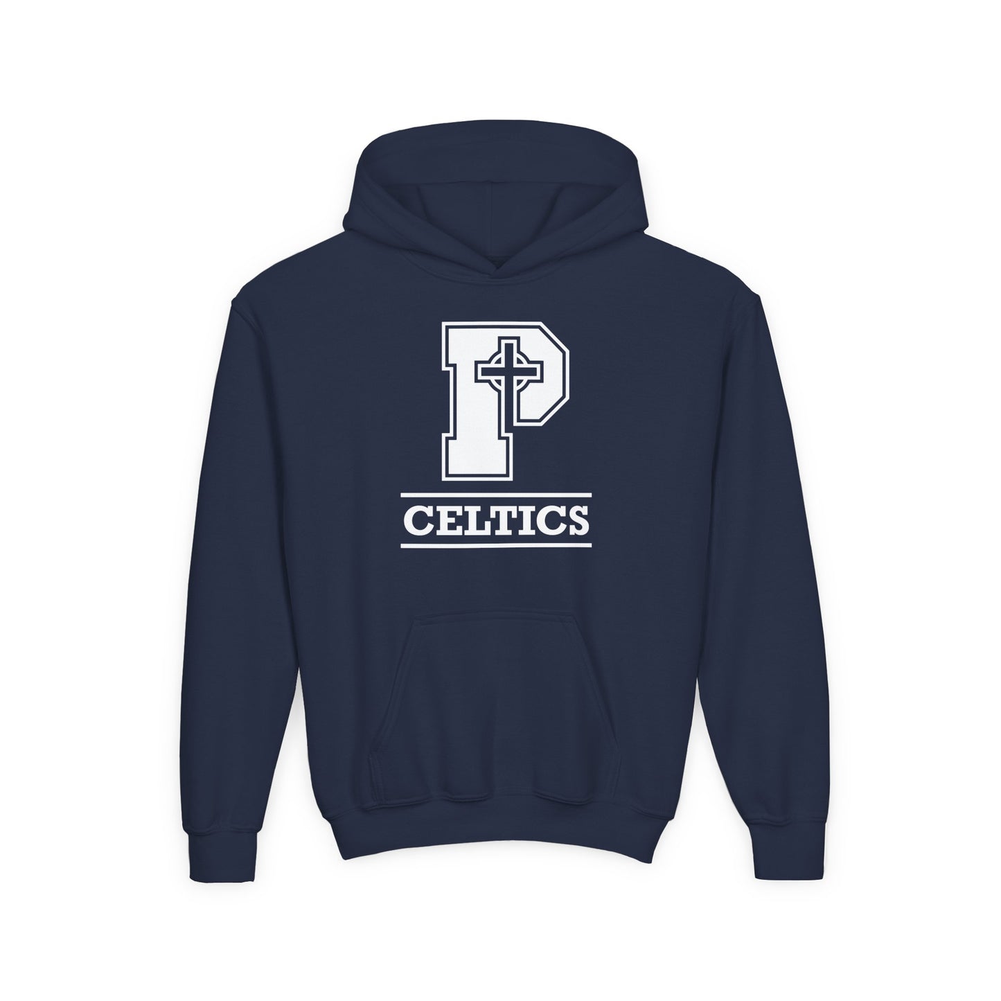 Celtics P - Youth Heavy Blend Hooded Sweatshirt