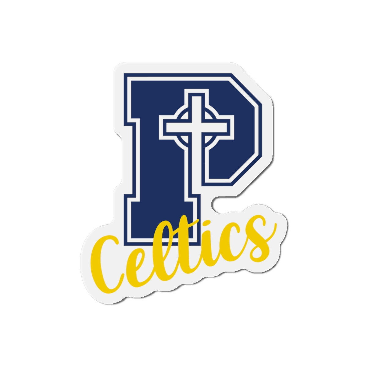 Celtics P - Die-Cut Magnets