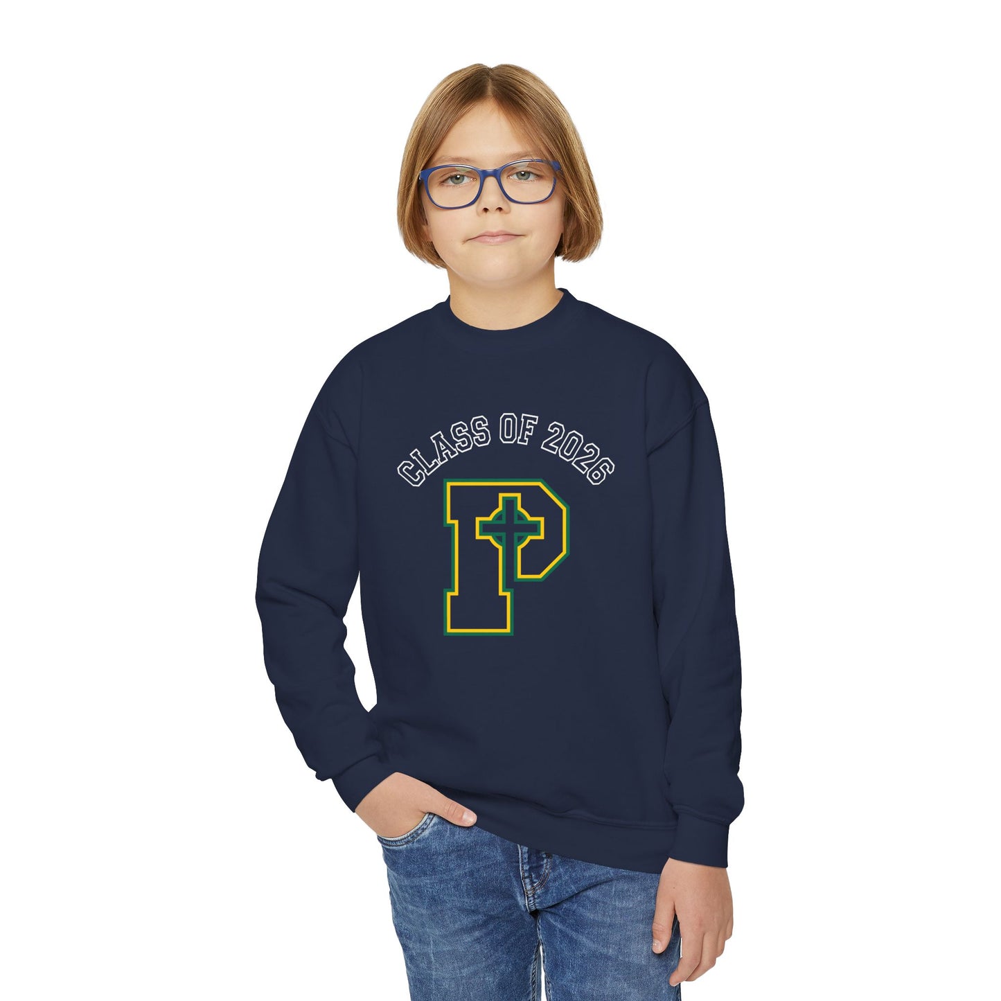 8th Grade Class of 2026 - Youth Crewneck Sweatshirt