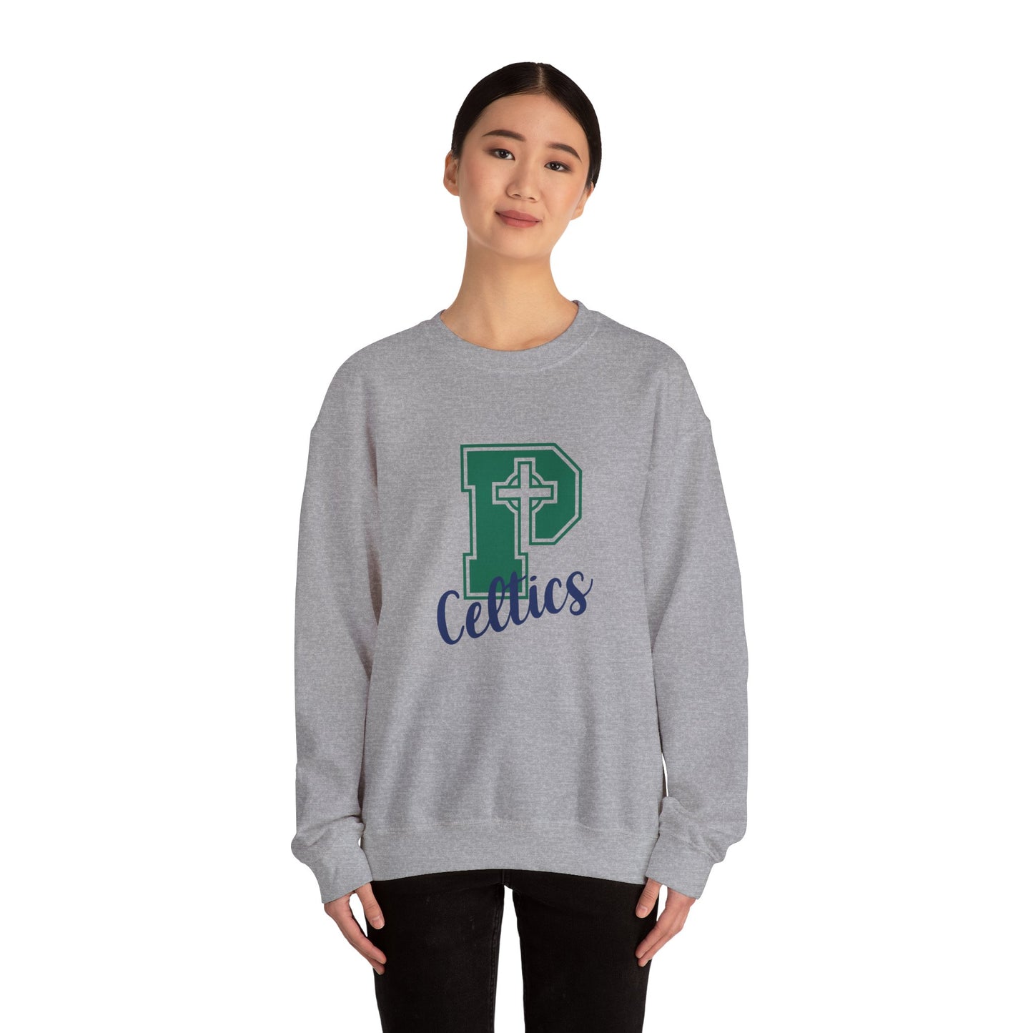 Celtics P - Adult Casual Crewneck Sweatshirt