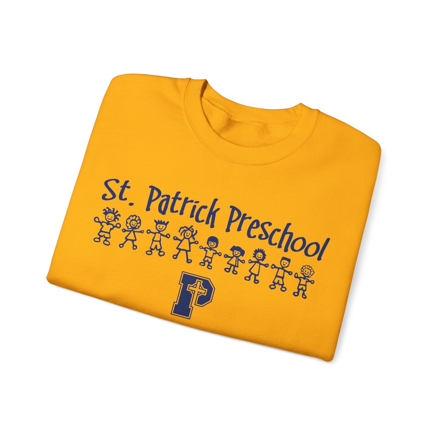 St Patricks Preschool - Adult Casual Crewneck Sweatshirt