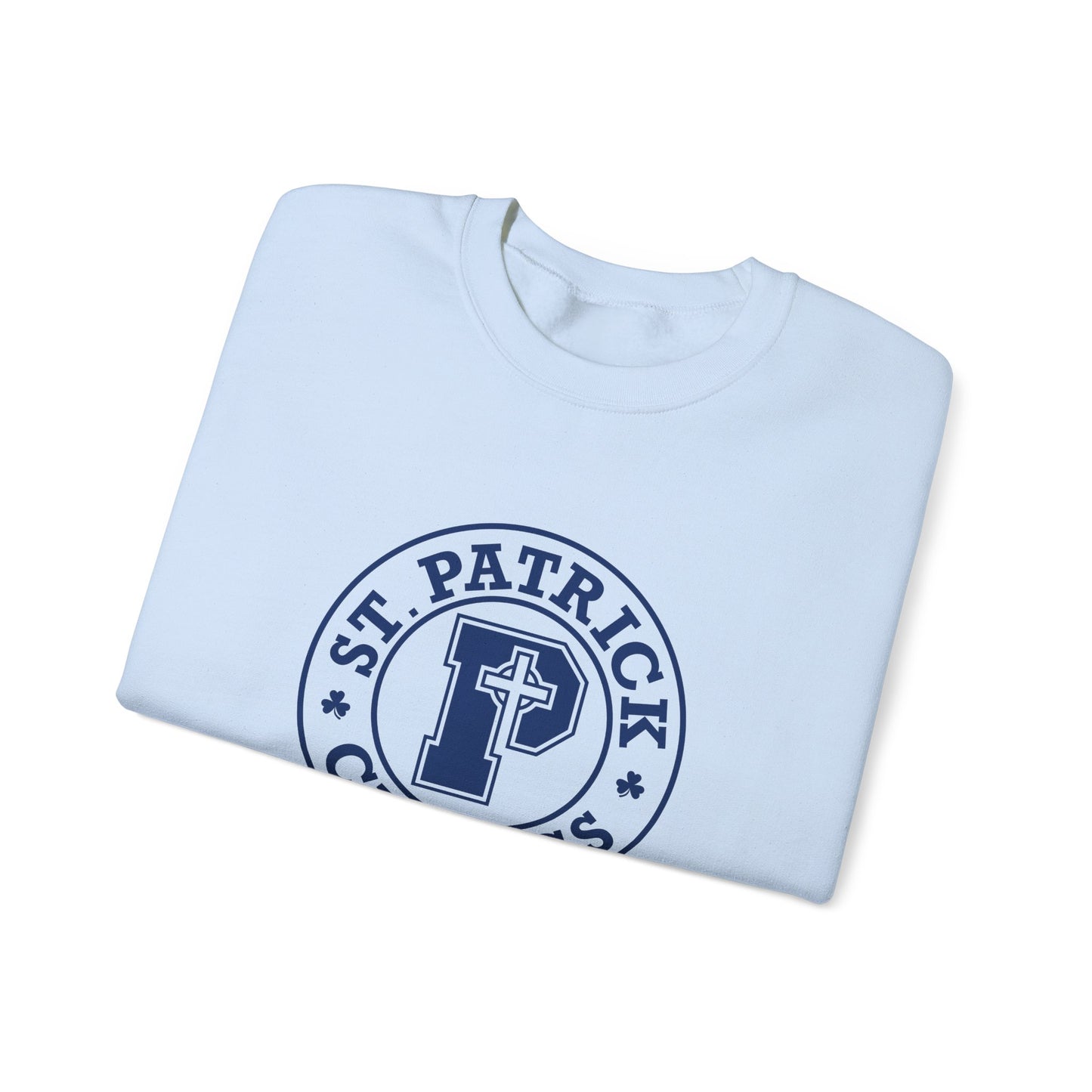 St Patricks Emblem - Adult Casual Crewneck Sweatshirt