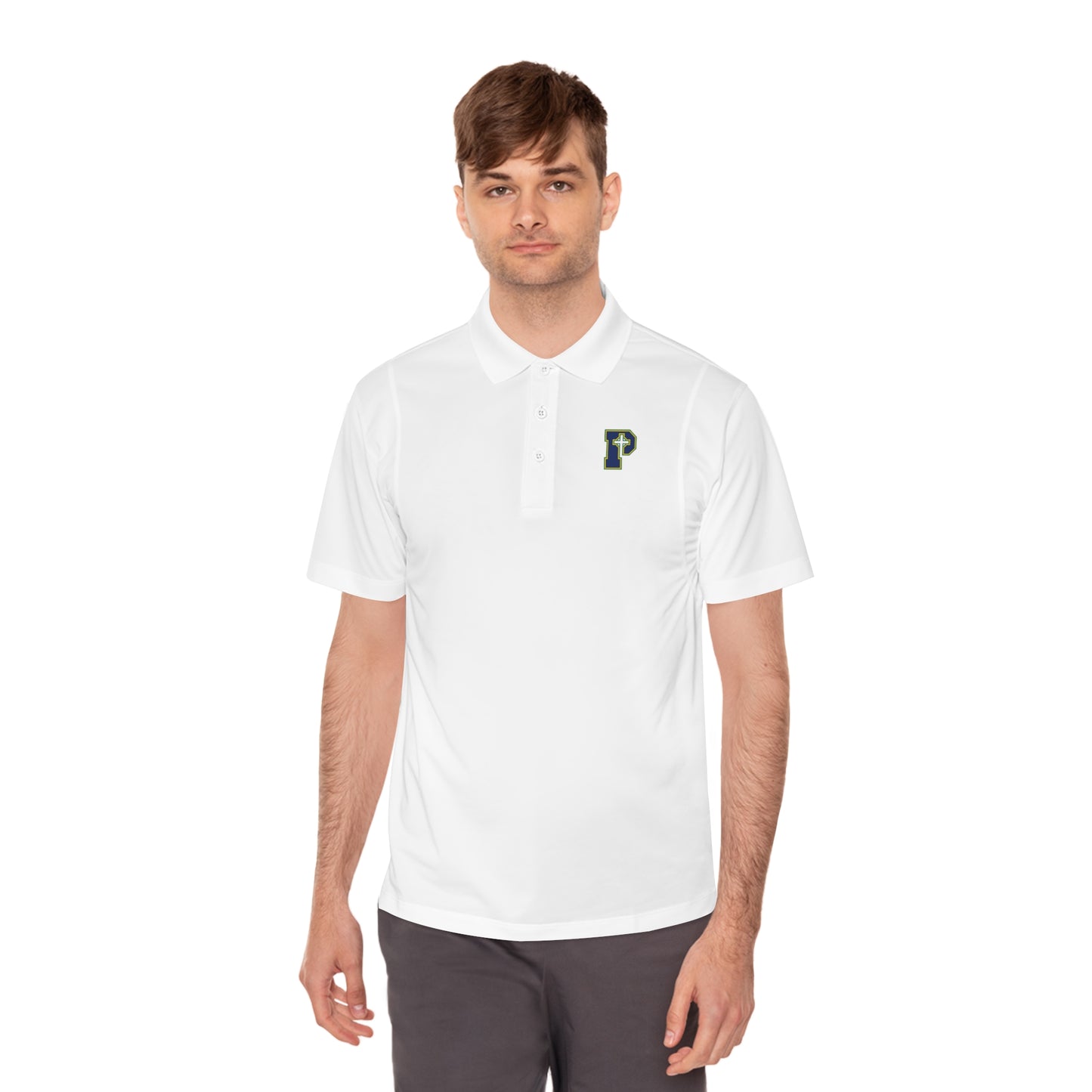 St Patricks Logo - Adult Men's Sport Polo Shirt