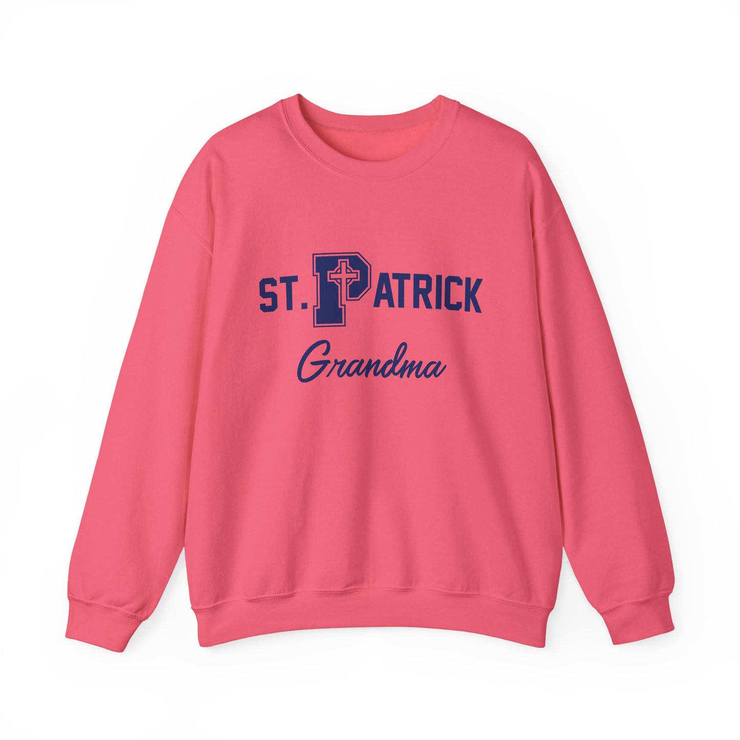 St Patrick Grandparent, Grandma - Adult Casual Crewneck Sweatshirt