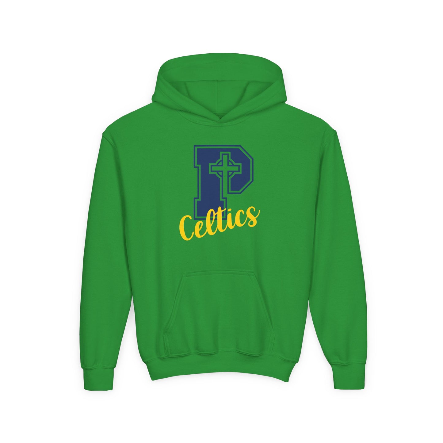 Celtics P - Youth Heavy Blend Hooded Sweatshirt