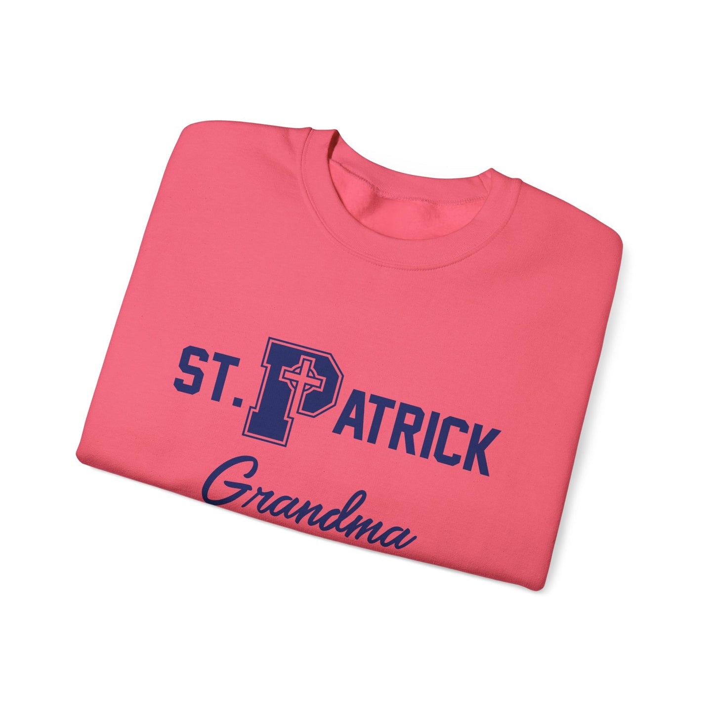 St Patrick Grandparent, Grandma - Adult Casual Crewneck Sweatshirt