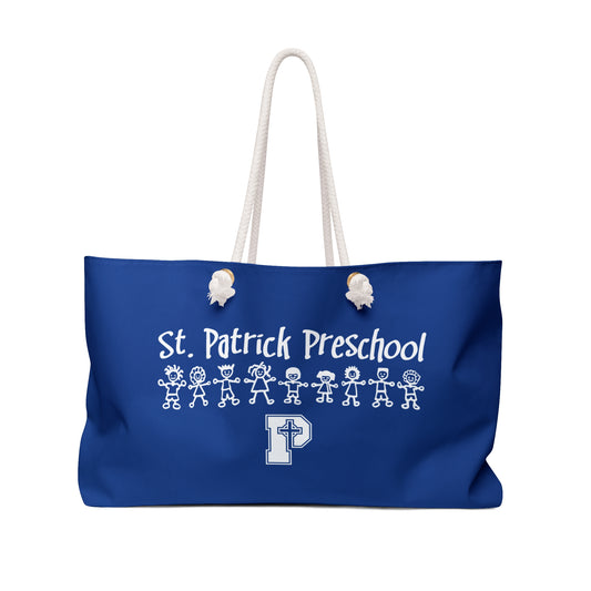 St Patricks Preschool - Weekender Bag Blue