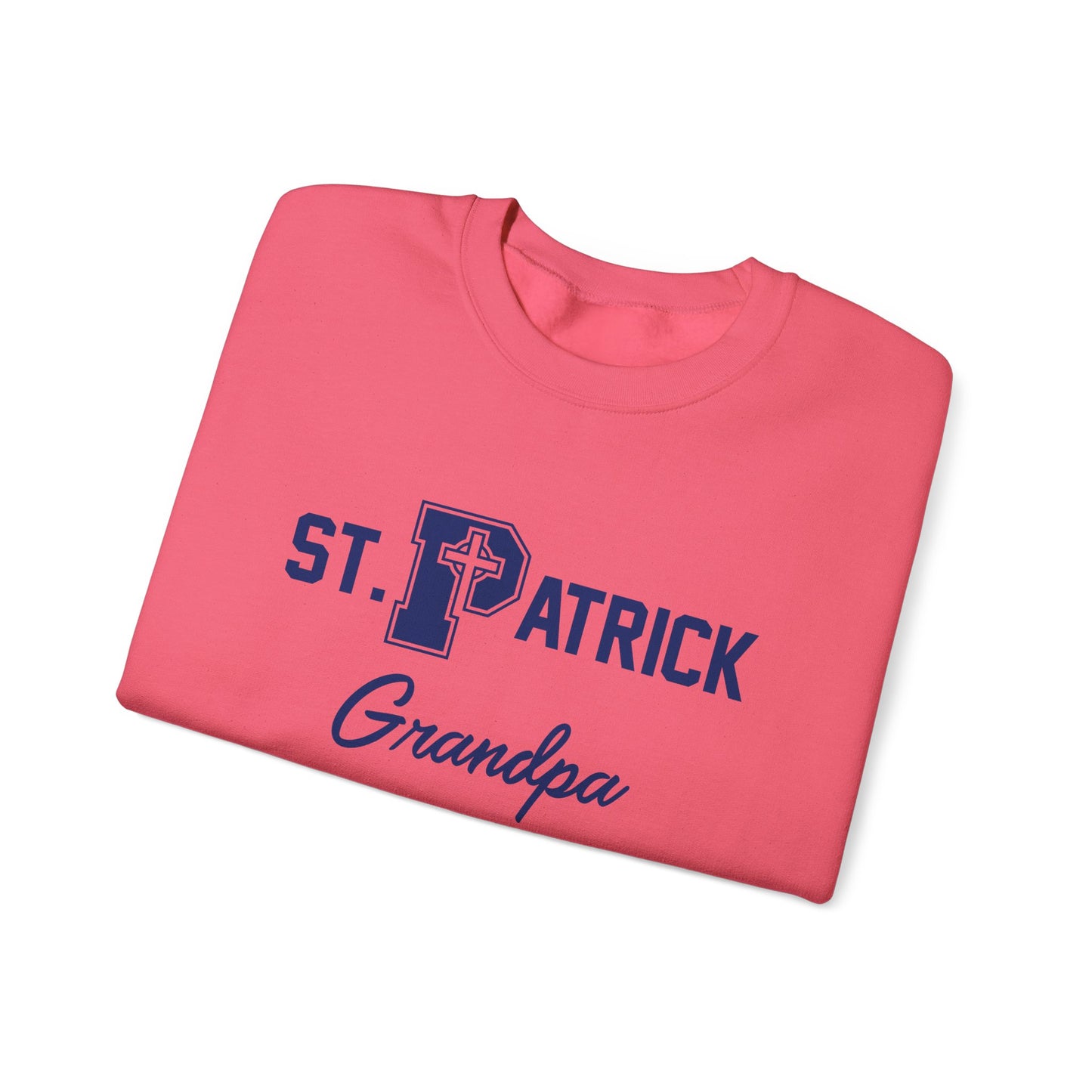 St Patrick Grandparent, Grandpa - Adult Casual Crewneck Sweatshirt