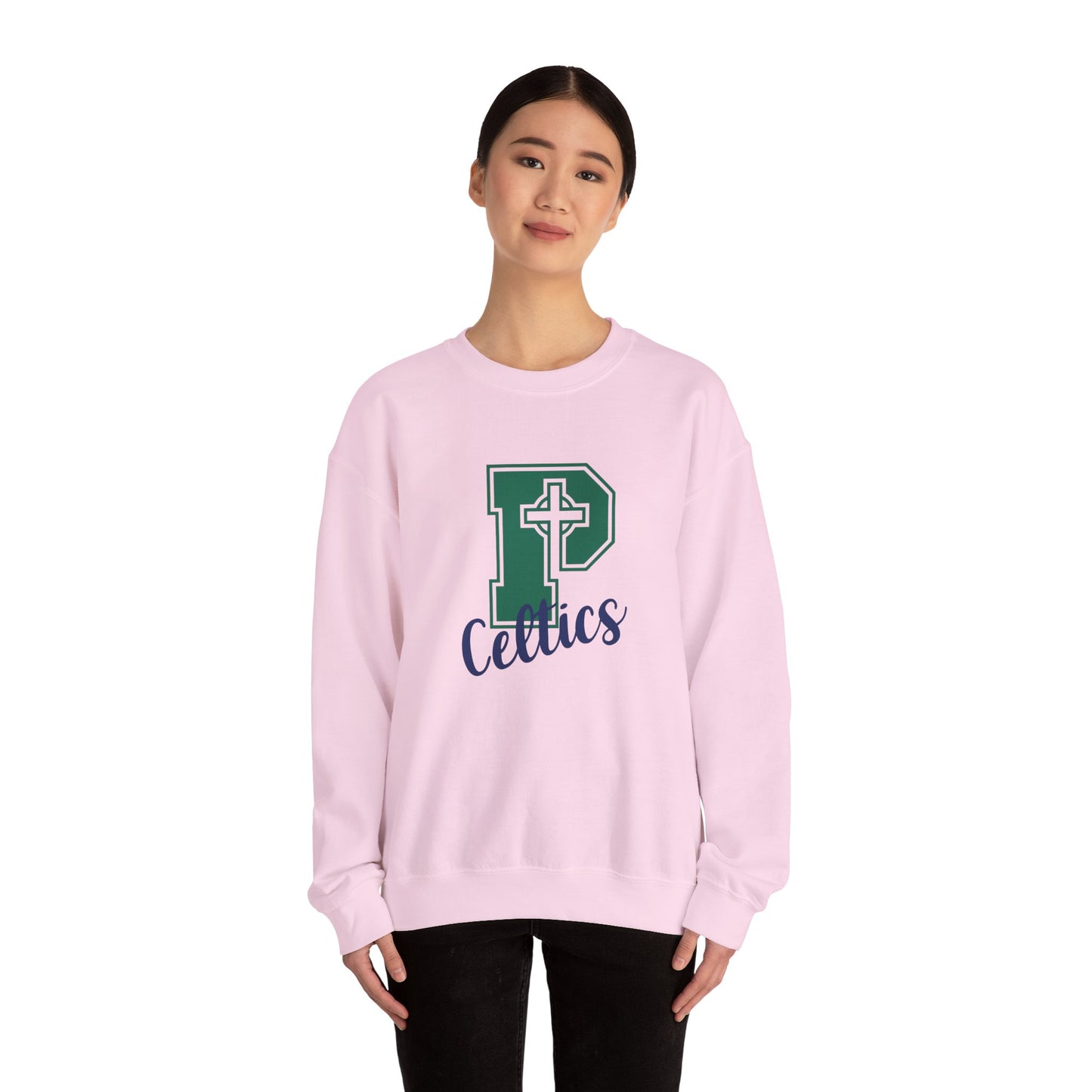 Celtics P - Adult Casual Crewneck Sweatshirt