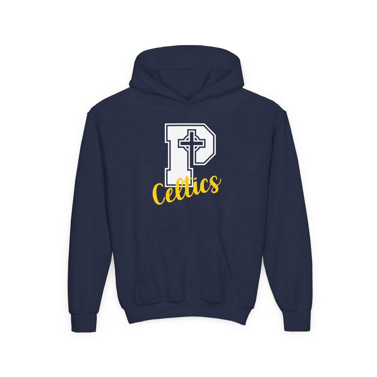 Celtics P - Youth Heavy Blend Hooded Sweatshirt