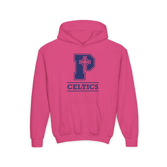 Celtics P - Youth Heavy Blend Hooded Sweatshirt
