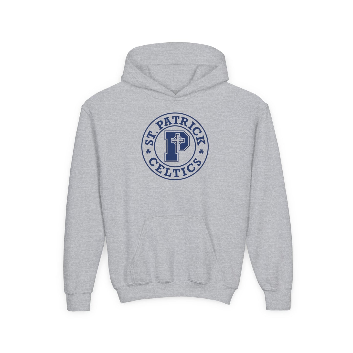 St Patricks Emblem - Youth Heavy Blend Hooded Sweatshirt