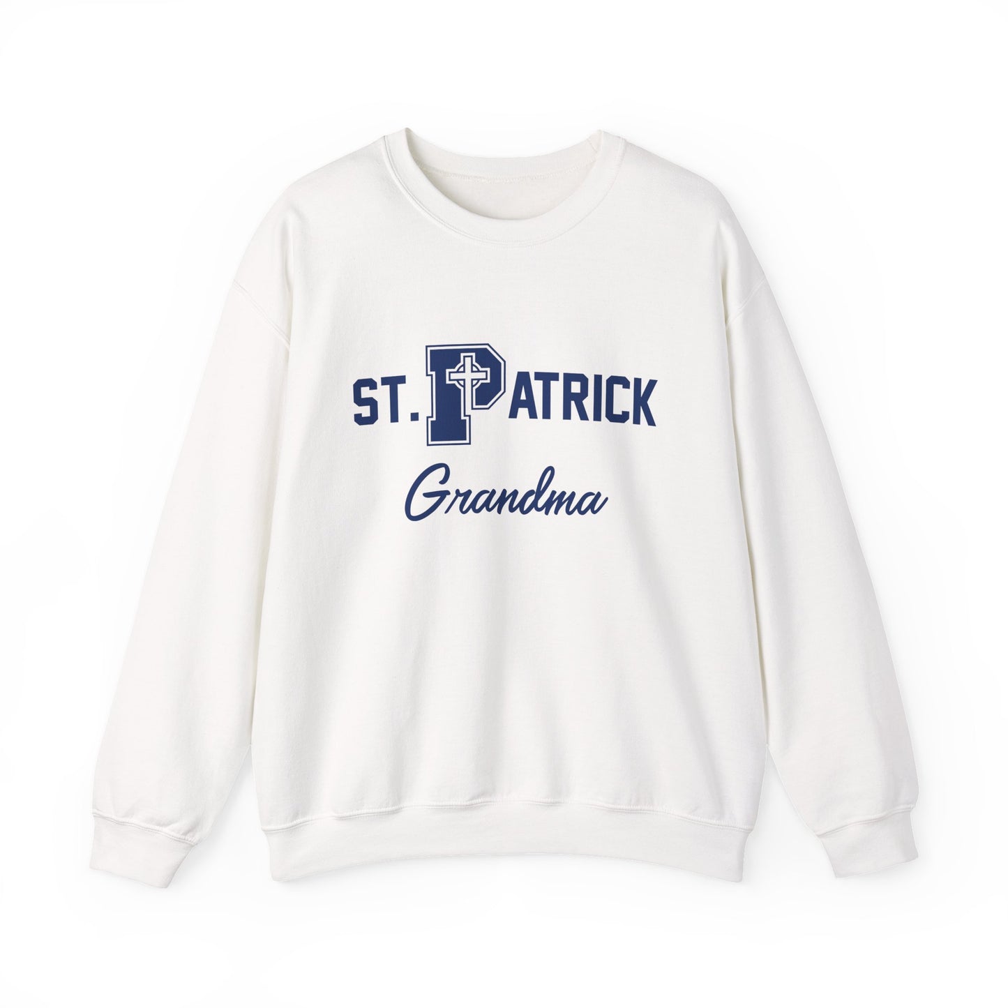 St Patrick Grandparent, Grandma - Adult Casual Crewneck Sweatshirt