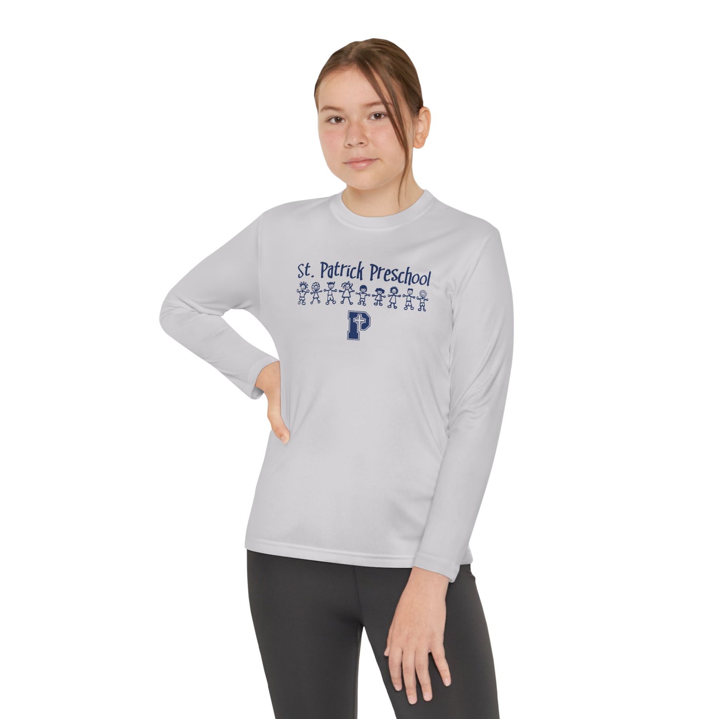 St. Patricks Preschool - Youth Long Sleeve Competitor Tee