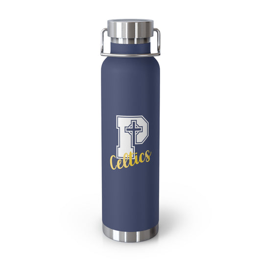Celtics P - 22oz Insulated Water Bottle