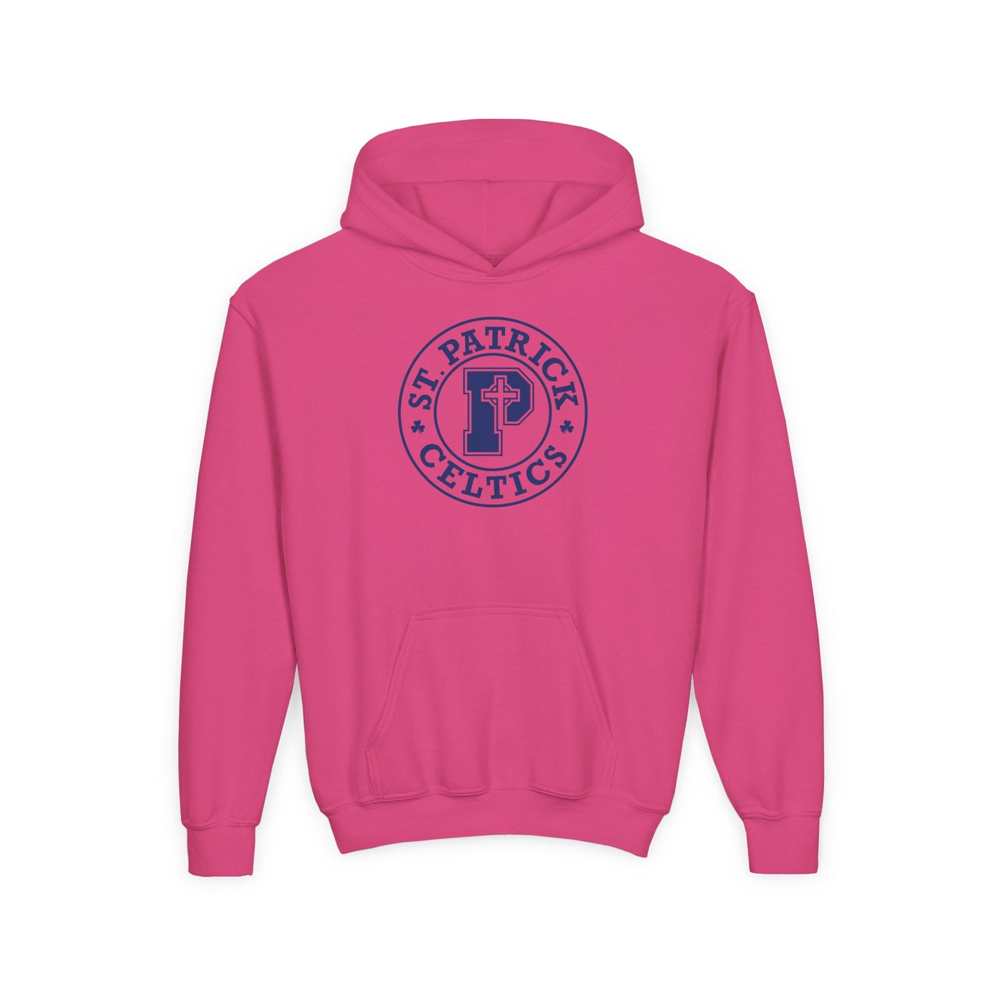 St Patricks Emblem - Youth Heavy Blend Hooded Sweatshirt