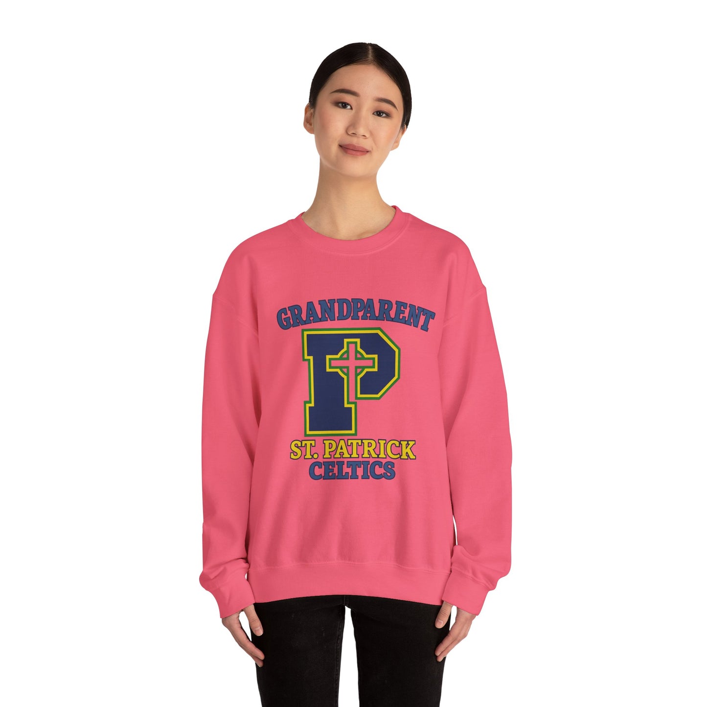 Grandparent P - Adult Casual Crewneck Sweatshirt